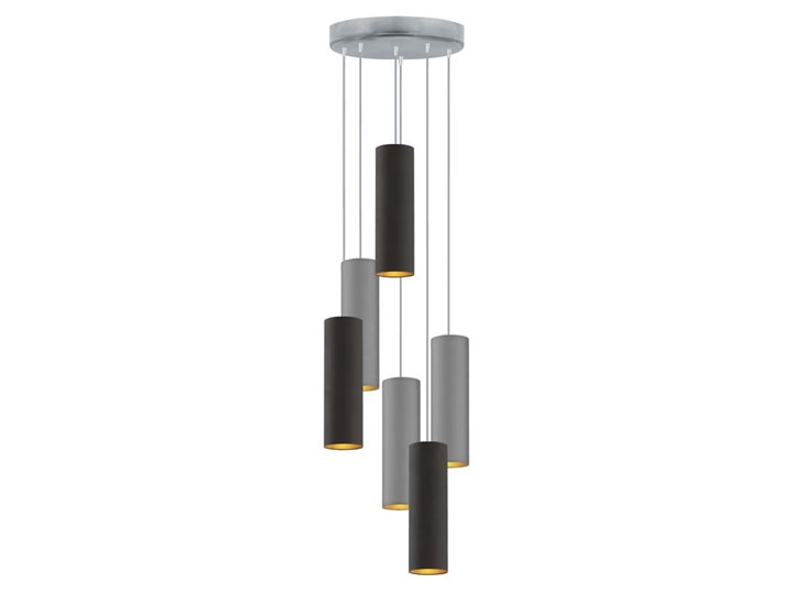 LAMPA WISZĄCA OLIS 6 TUBA MAŁA Ø 8,5 GOLDEN Lampa z abażurem Stal Metal Kolor Zielony