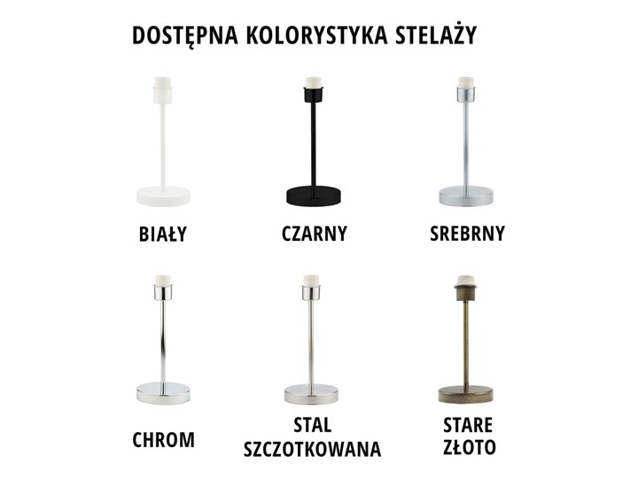 LAMPA BIURKOWA PREXA STOŻEK CLASSIC Lampa z abażurem Styl Nowoczesny Kategoria Lampy stołowe