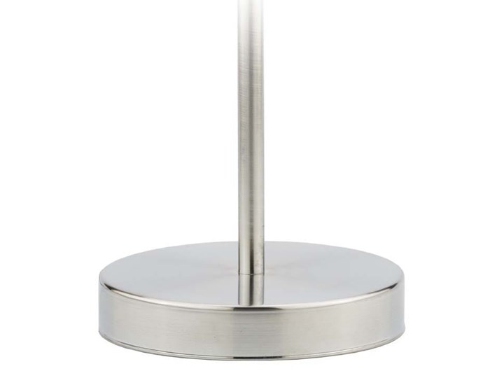 LAMPA BIURKOWA NOCNA PREXA WALEC BRILL Stal Lampa z abażurem Wysokość 47 cm Chrom Lampa nocna Kategoria Lampy stołowe