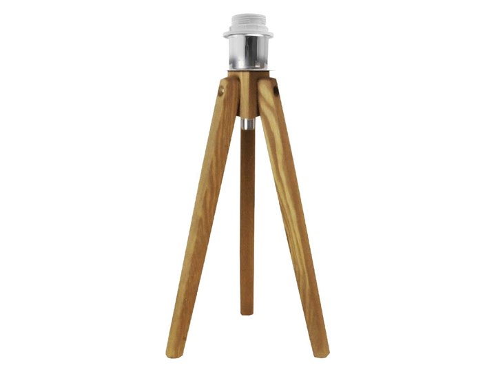 LAMPA NA STOLIK FORNA WALEC GOLDEN Drewno Lampa z abażurem Wysokość 50 cm Styl Nowoczesny