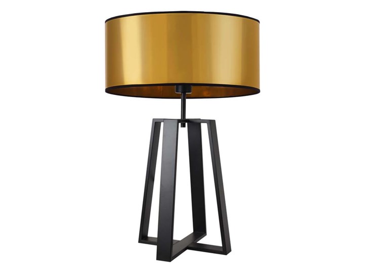 LAMPA NA STOLIK NOCNA BELTO WALEC BRILL Drewno Lampa nocna Lampa z abażurem Tworzywo sztuczne Wysokość 50 cm Pomieszczenie Salon