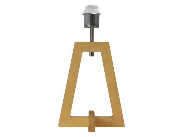 LAMPA NA STOLIK TERIO WALEC BRILL Drewno Tworzywo sztuczne Lampa z abażurem Wysokość 47 cm Pomieszczenie Sypialnia