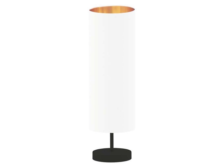 LAMPA NOCNA OLIS TUBA GOLDEN Chrom Wysokość 50 cm Stal Lampa z abażurem Styl Nowoczesny