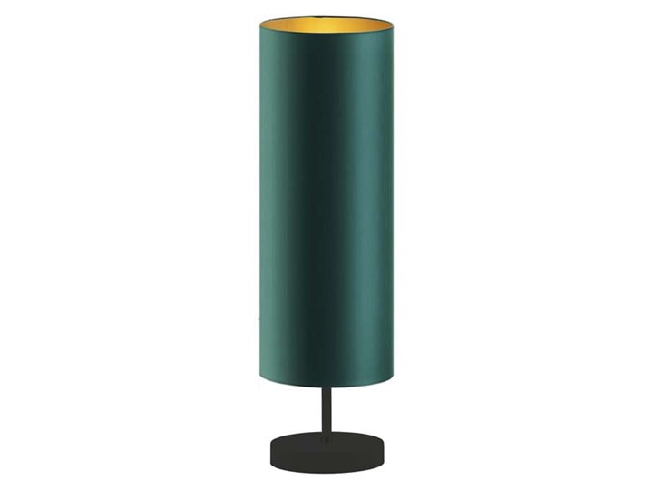 LAMPA NOCNA OLIS TUBA GOLDEN Wysokość 50 cm Stal Chrom Lampa z abażurem Styl Nowoczesny