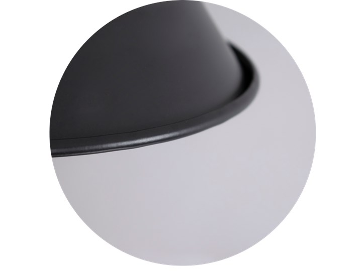 Lampa wisząca LOFT GRAVIS E27 czarna łańcuch 1m EDO777185 EDO Stal Metal Szkło Lampa z kloszem Lampa inspirowana Tkanina Pomieszczenie Salon