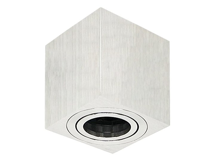 Punktowa oprawa sufitowa natynkowa regulowana PALDA GU10 kwadratowa, aluminium, srebrny szlif IP20 EDO777341 EDO Oprawa stropowa Kwadratowe Kategoria Oprawy oświetleniowe