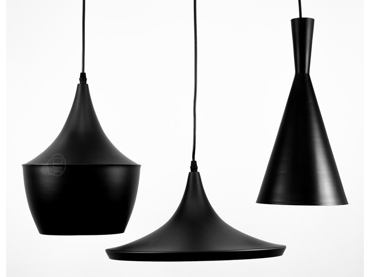 Lampa wisząca LACRI OV 3xE27 czarna pozłacana EDO777182 EDO Szkło Metal Lampa z kloszem Lampa inspirowana Stal Tkanina Kolor Czarny