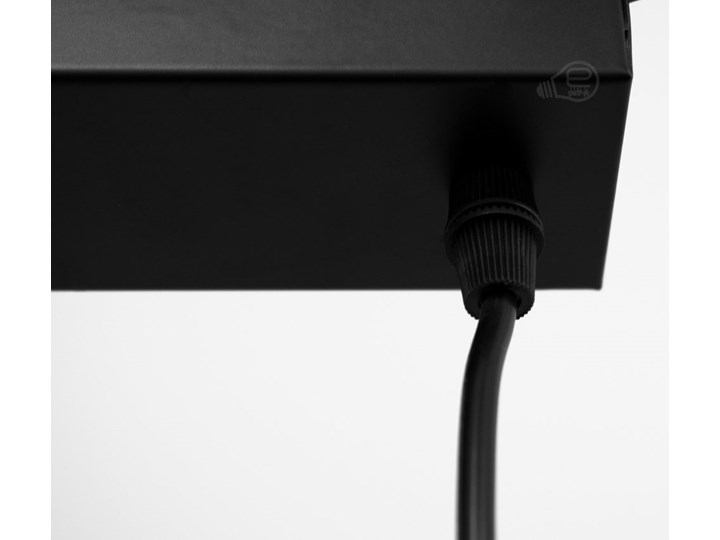 Lampa wisząca LACRI SQ 3xE27 czarna pozłacana EDO777181 EDO Metal Stal Szkło Lampa z kloszem Lampa inspirowana Tkanina Pomieszczenie Sypialnia