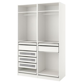 IKEA PAX Kombinacja szafy, biały, 150x58x236 cm