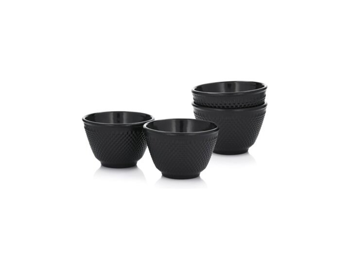 Zestaw 4 czarek DUKA MARIKO 130 ml czarny żeliwo Kategoria Filiżanki
