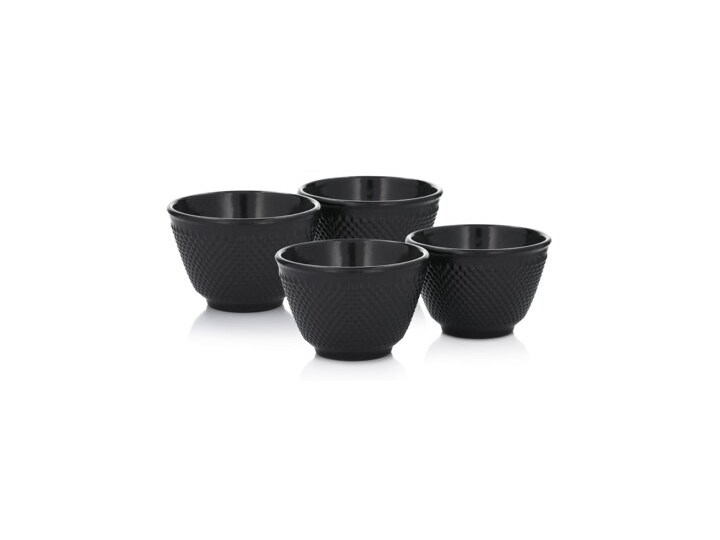 Zestaw 4 czarek DUKA MARIKO 130 ml czarny żeliwo Kategoria Filiżanki