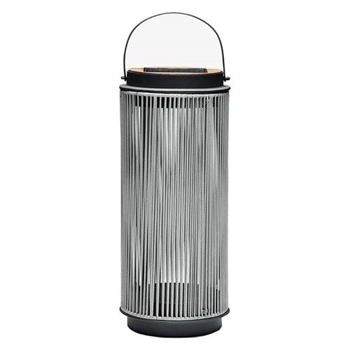 Lampa solarna Mrs. Solar Fay teak antracyt M