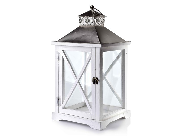 LEVI WHITE LATARNIA 24x22x46cm