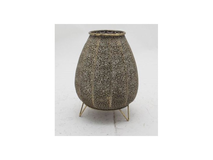 Latarnia metalowa patyna OLD GOLD