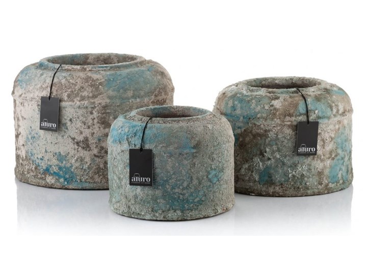 Donica,osłonka HONATI antique blue_Aluro M