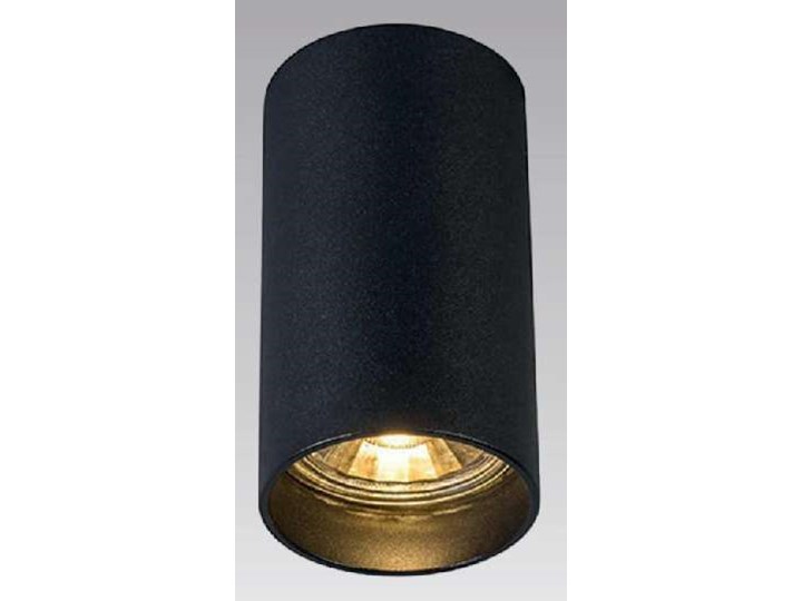 Downlight LAMPA sufitowa TUBA 92680 Zumaline tuba OPRAWA metalowa czarna Kolor Czarny Oprawa stropowa Oprawa led Okrągłe Kategoria Oprawy oświetleniowe