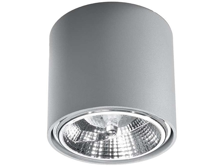 Spot LAMPA sufitowa SOL SL695 metalowa OPRAWA downlight natynkowa tuba biała Okrągłe Oprawa stropowa Oprawa led Kolor Biały