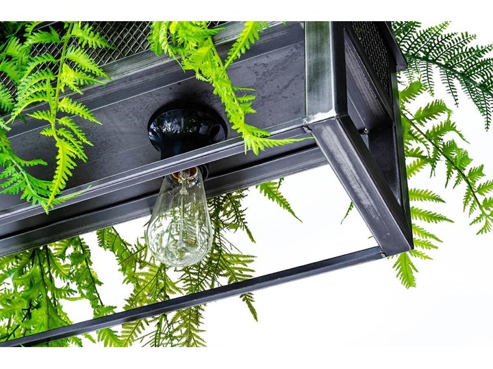 Lampa wisząca / kwietnik SEMIRA 180 INDUSTRIAL Metal Kategoria Lampy wiszące Kolor Czarny