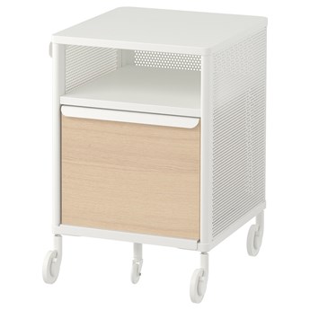 IKEA BEKANT Szafka z inteligentnym zamkiem, Siatka biały, 41x61 cm
