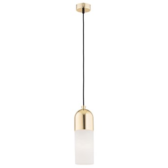 BURGOS lampa wisząca 1 x 15W E27 nowoczesna minimalistyczna szklana mosiądz ARGON 4212