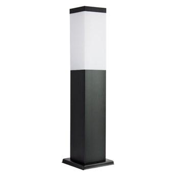 INOX BLACK lampa stojąca 1 x 40W E27 słupek ogrodowy metalowy czarny nowoczesny design SUMA SS802-450 BL