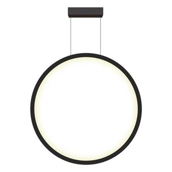 MIRROR MAŁA lampa okrągła 1 x 35W LED 3000K nowoczesna ledowa czarna łazienkowa IP44 minimalistyczna Light Prestige LP-999/1P S BK