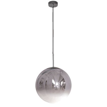 PALLA Lampy wiszące pojedyncze lampa wisząca 1 x 40W E27 srebrna nowoczesna kula cieniowana Light Prestige LP-2844/1P CH