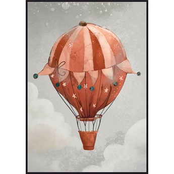 Plakat czerwony balon