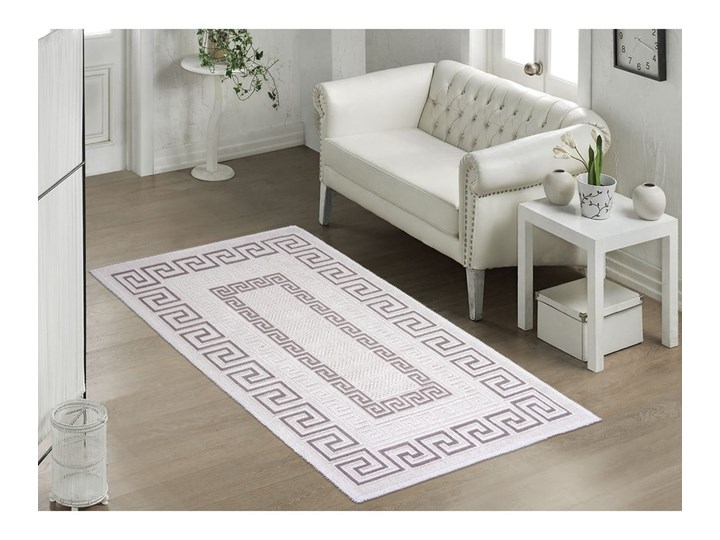 Szarobeżowy bawełniany dywan Vitaus Versace, 100x150 cm Prostokątny Dywany Bawełna Kategoria Dywany