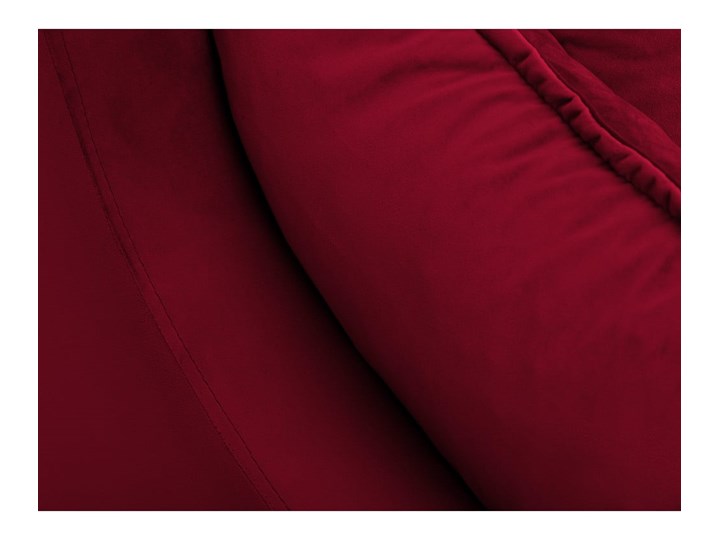 Czerwona rozkładana sofa ze schowkiem Mazzini Sofas Freesia, 215 cm Głębokość 135 cm Typ Gładkie