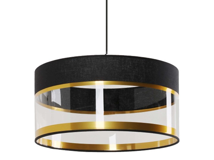 Lampa wisząca Elia Tworzywo sztuczne Metal Lampa z kloszem Styl Nowoczesny