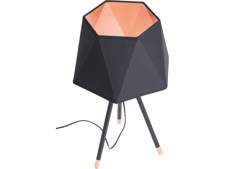 Lampa komodowa Este Lampa z abażurem Kategoria Lampy stołowe Kolor Czarny