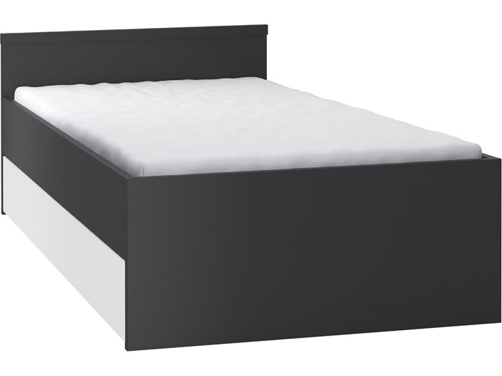 Łóżko z łóżkiem dolnym i maskownicą Tradycyjne Kategoria Łóżka dla dzieci Płyta meblowa Rozmiar materaca 90x200 cm