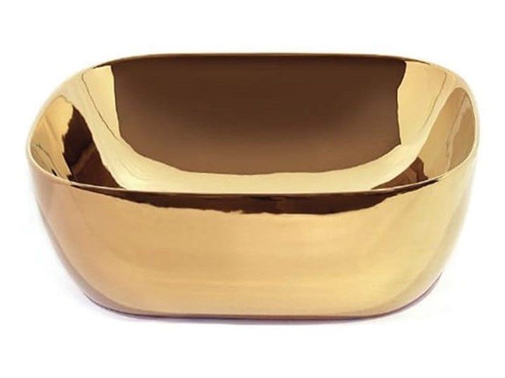 VELDMAN UMYWALKA CERAMICZNA ATLANTA Szerokość 43 cm Ceramika Nablatowe Kategoria Umywalki Kolor Złoty