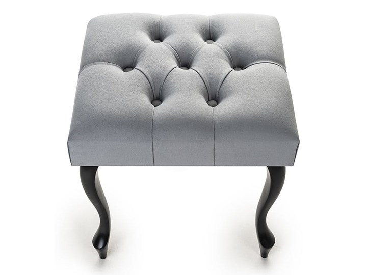 Ławka pikowana Chesterfield Black Materiał obicia Tkanina Kategoria Ławki do salonu