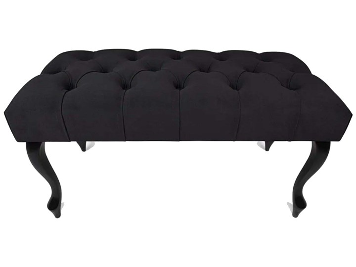 Ławka pikowana Chesterfield Black Kategoria Ławki do salonu