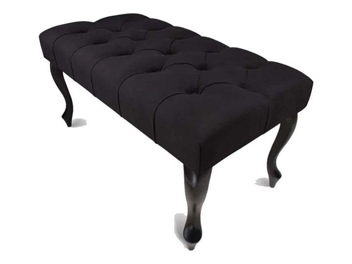 Ławka pikowana Chesterfield Black Kategoria Ławki do salonu