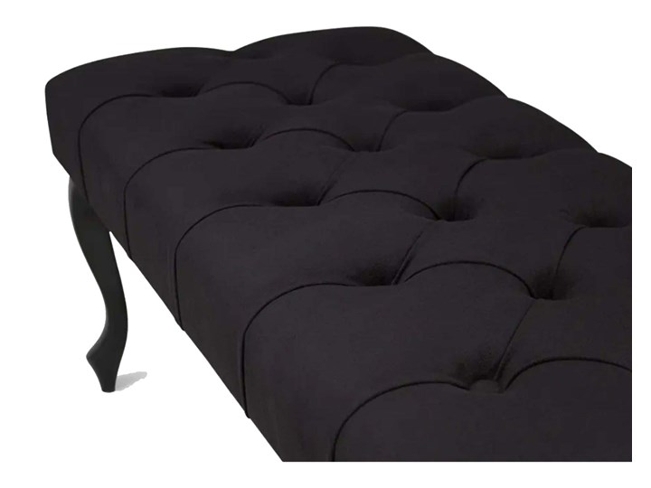 Ławka pikowana Chesterfield Black Kategoria Ławki do salonu