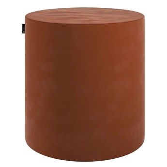 Puf Barrel, karmelowy, ø40, wys. 40 cm, Velvet