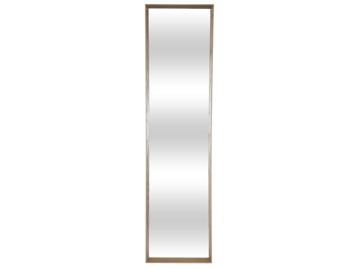 LUSTRO TEAK prostokątne drewno naturalne 32/124 Materiał: Drewno, rozmiar ramy: 32/124/5, rozmiar lu ...
