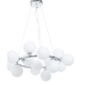 LAMPA WISZĄCA NOWOCZESNA CHROMOWANA MARSIADA W15 LUMINA DECO