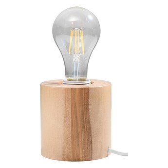 Lampa stołowa SALGADO 1xE27/60W/230V drewno