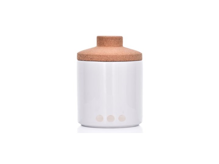Pojemnik kuchenny na czosnek i cebulę DUKA VIT 9x13 cm biały porcelana Na żywność Silikon Ceramika Typ Pojemniki Kategoria Pojemniki i puszki