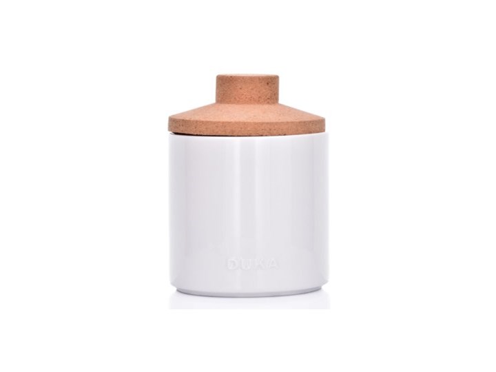 Pojemnik kuchenny słój DUKA VIT 800 ml biały porcelana Ceramika Typ Słoiki
