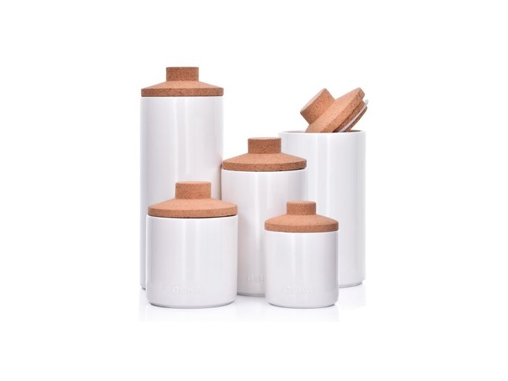 Pojemnik kuchenny słój DUKA VIT 800 ml biały porcelana Ceramika Kategoria Pojemniki i puszki
