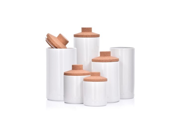 Pojemnik kuchenny słój DUKA VIT 800 ml biały porcelana Ceramika Kategoria Pojemniki i puszki