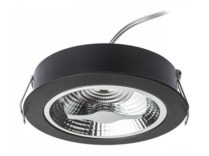 Oprawa podtynkowa Redondo black 1xAR111 GU10