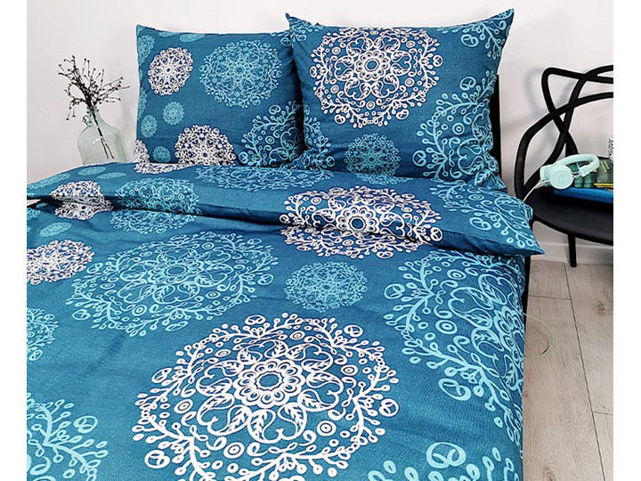 Pościel satyna bawełniana wzór 3050B 200x220 cm Komplet pościeli Rozmiar poduszki 70x80 cm Bawełna 160x200 cm Kategoria Komplety pościeli