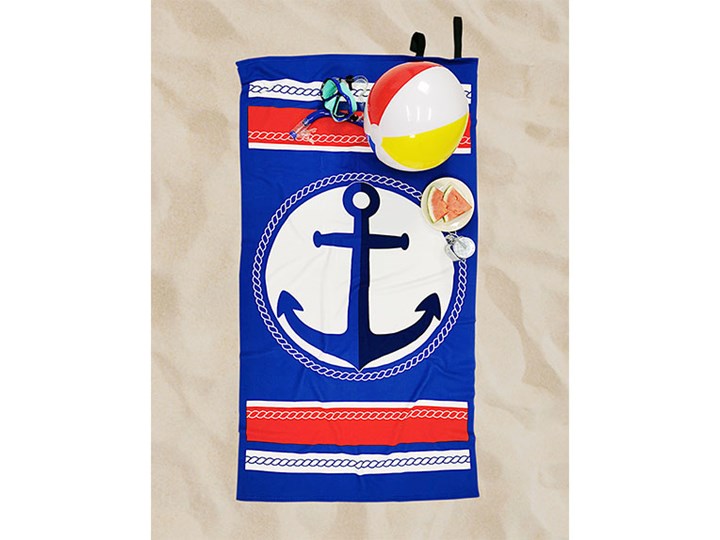 Ręcznik Plażowy kotwica Ręcznik z kapturkiem 90x170 cm Ręcznik kąpielowy Kategoria Ręczniki