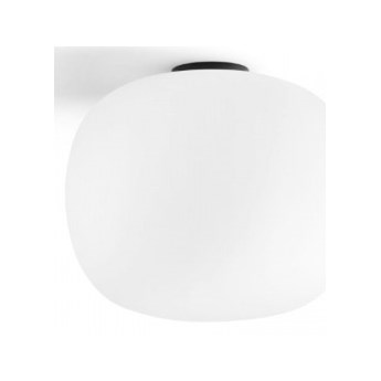 JUKON krótka lampa 1 x 60W LED E27 (czarny / biały) design szklana kula prosta nowoczesna Light Prestige LP-052/1C